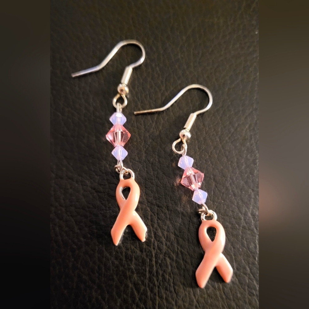 Breast Cancer Earrings